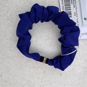 Lululemon | Uplifting Scrunchie Logo Charm | Larkspur | NWT